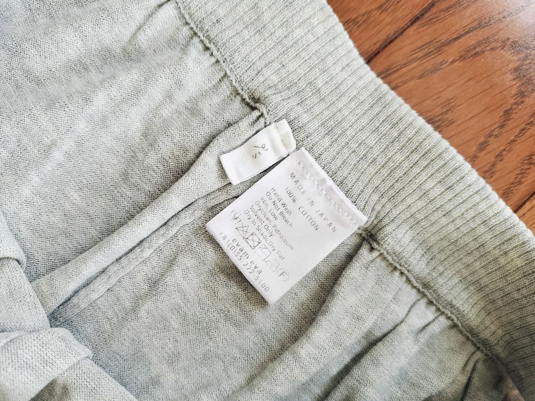 evam eva vie/evam eva コットンニットクロップドワイドパンツ