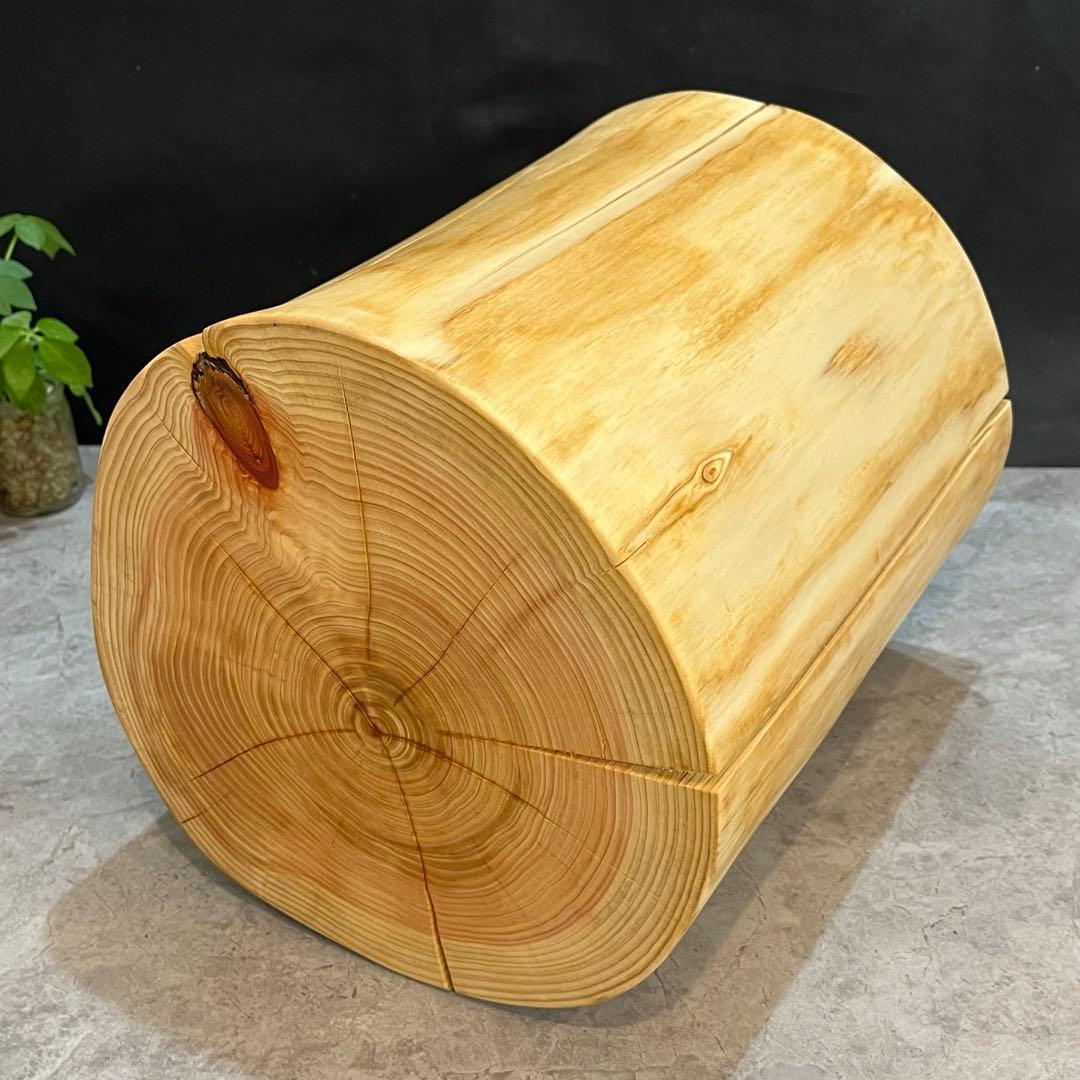 959 切り株　丸太　スツール　丸太椅子　サイドテーブル　インテリア　チェア　檜