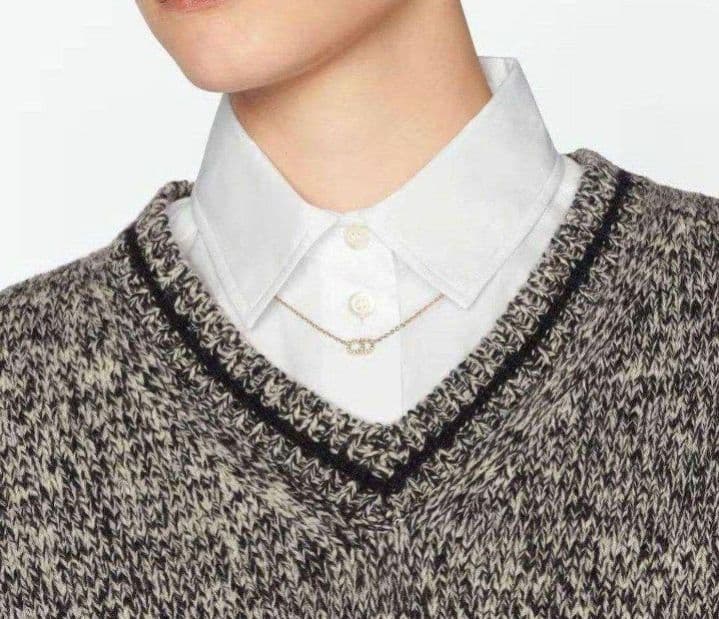 Dior ゴールド ネックレス ロゴデザイン ディオール　DIOR