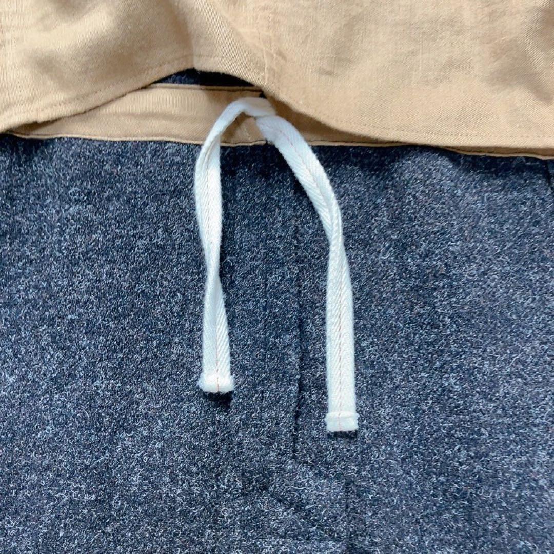 美品✨　45R テーラードジャケット　ウール　 日本製 チャコール　S位