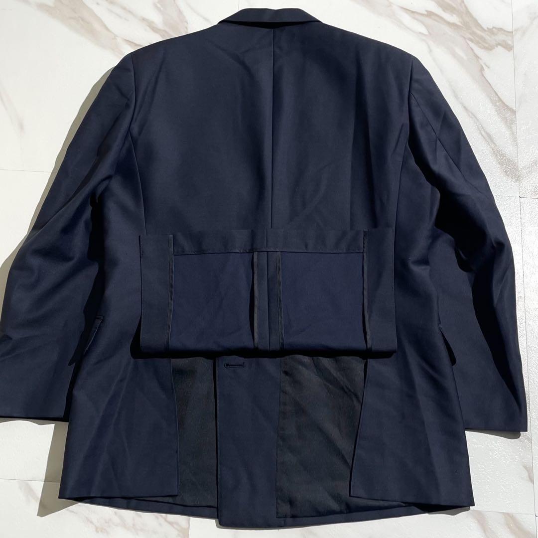 Burberry バーバリーネイビー ダブルブレスト ビジネススーツ