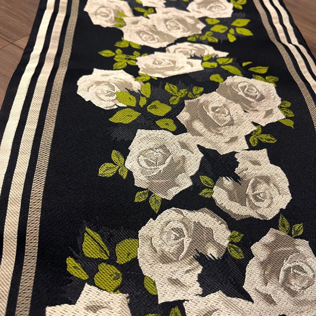新品未使用◆京袋帯 名古屋帯 アンティーク ローズ 薔薇 バラ