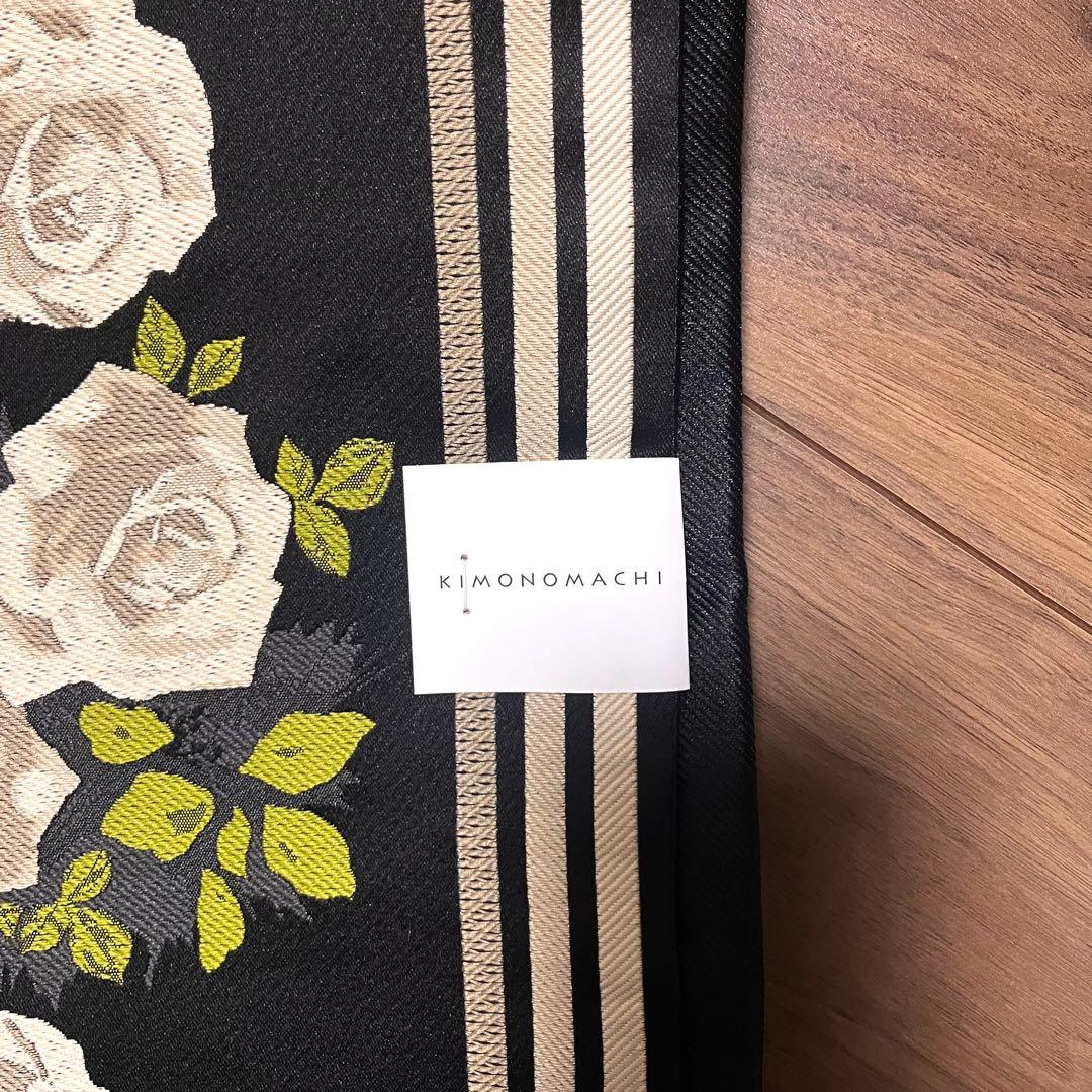 新品未使用◆京袋帯 名古屋帯 アンティーク ローズ 薔薇 バラ