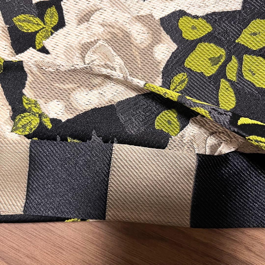 新品未使用◆京袋帯 名古屋帯 アンティーク ローズ 薔薇 バラ