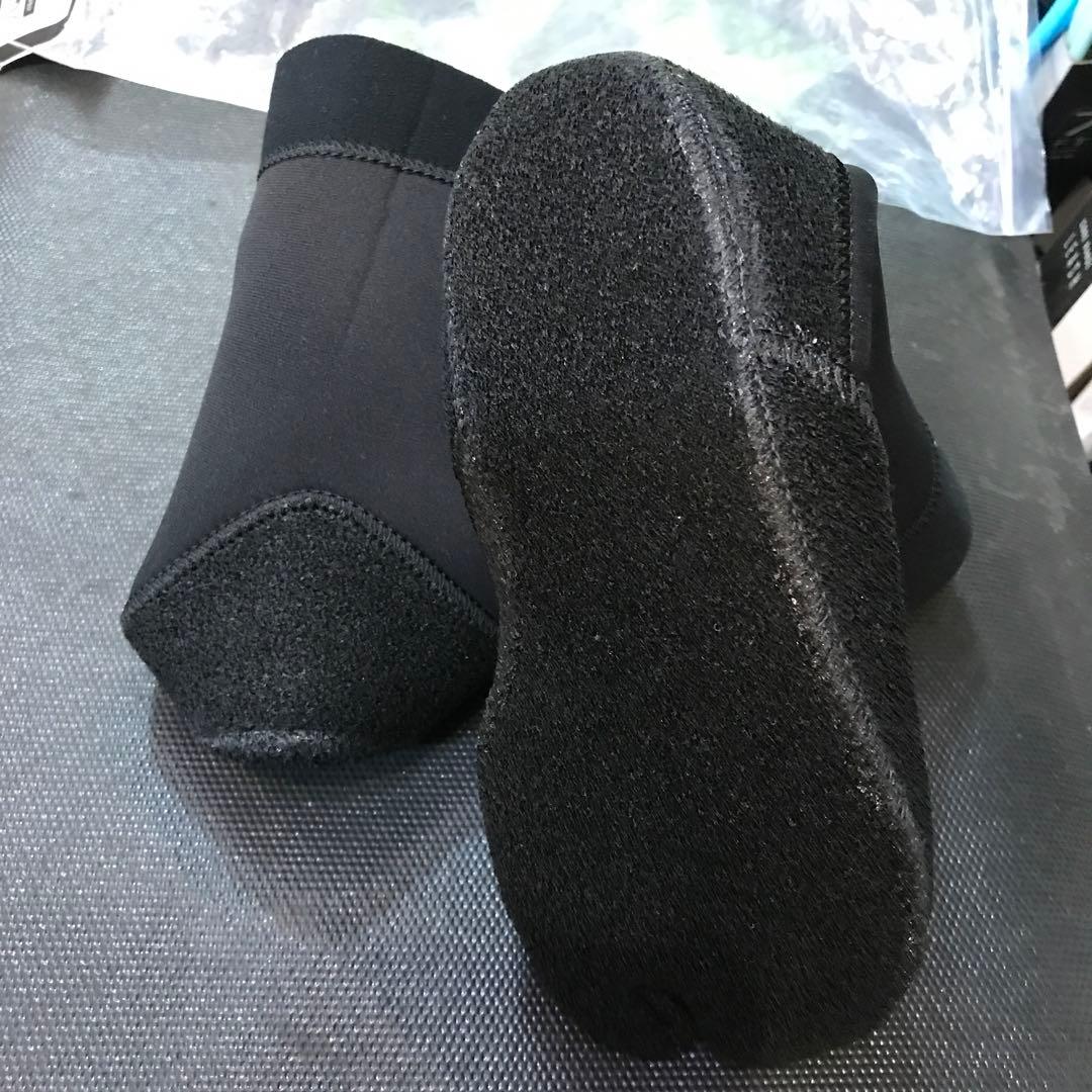 ネオプレン サーフブーツ ブラック　クイックシルバー　25cm 3.5mm