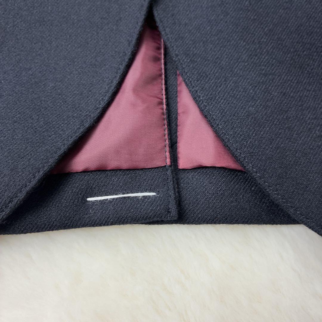 【美品】BEAMS BOY 金ボタン 紺ブレザー ジャケット ウール99% 紺色