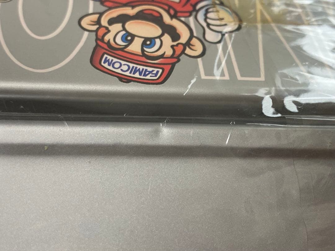 ファミコン　F1レース 筆箱　缶ペンケース 昭和レトロ 当時物　未使用未開封