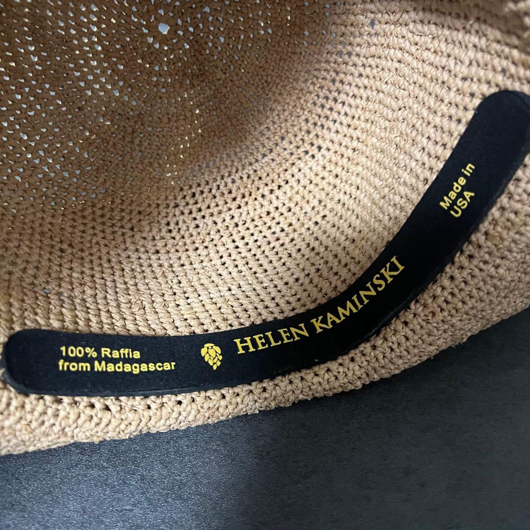 【良品】ヘレンカミンスキー PROVENCE10 ハット ラフィア 麦わら帽子