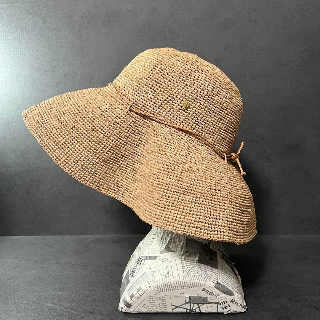 【良品】ヘレンカミンスキー PROVENCE10 ハット ラフィア 麦わら帽子