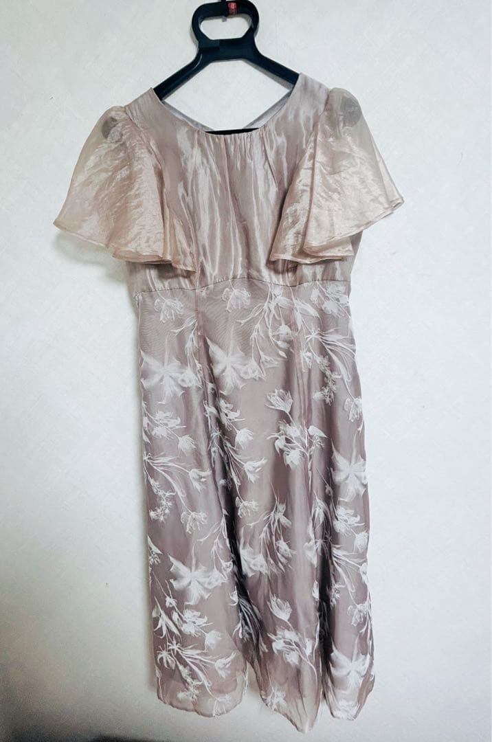 overe オーバーイー　フラワープリント オケージョンドレス ピンク　102