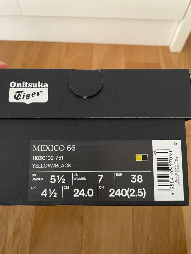 Onitsuka Tiger スニーカー Mexico66 イエロー 24cm