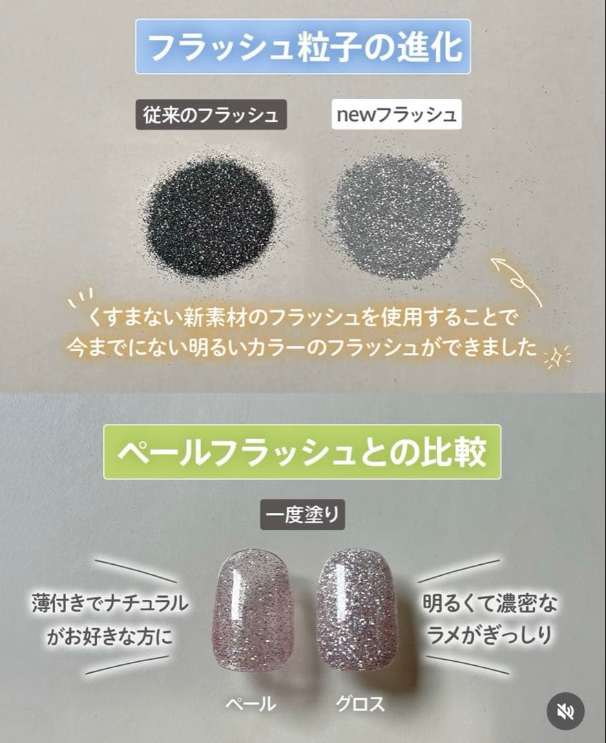 my&bee グロスフラッシュ　12色セット