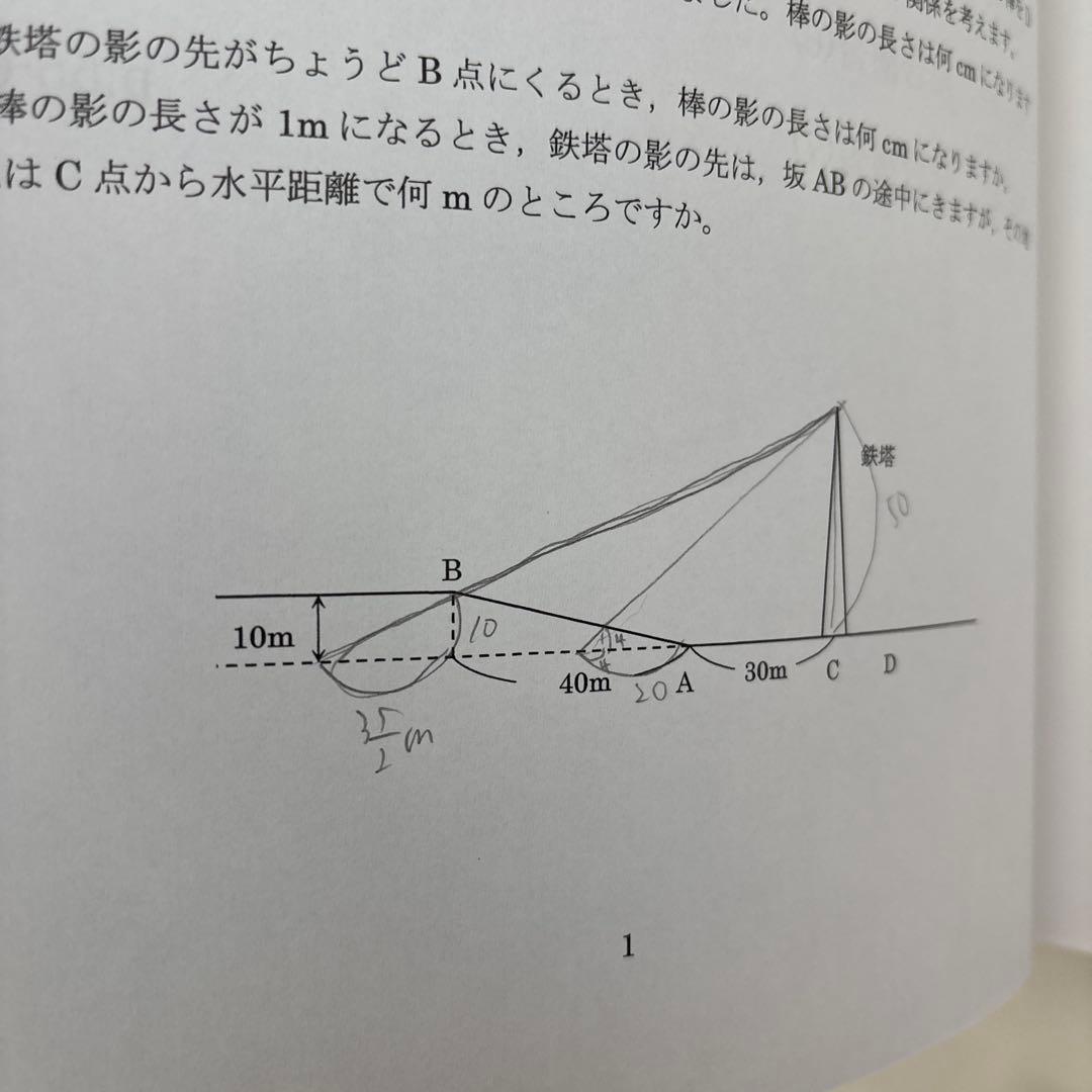 浜学園　小6 最高レベル特訓算数　2024年度　テキスト　復習テスト