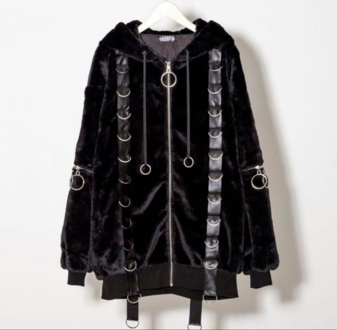 Dカン Dリング　レフレム　REFLEM ファー　アウター ジップ　ブルゾン