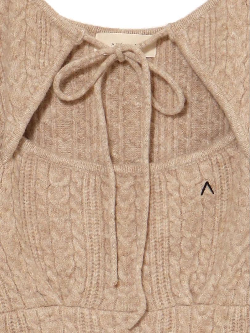 アンドマリー　Amy cable flare mini dress