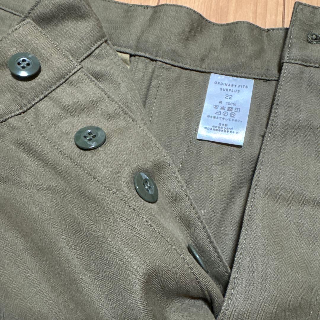 【新品】ORDINARY FITS SURPLUS M-47 カーゴパンツ22
