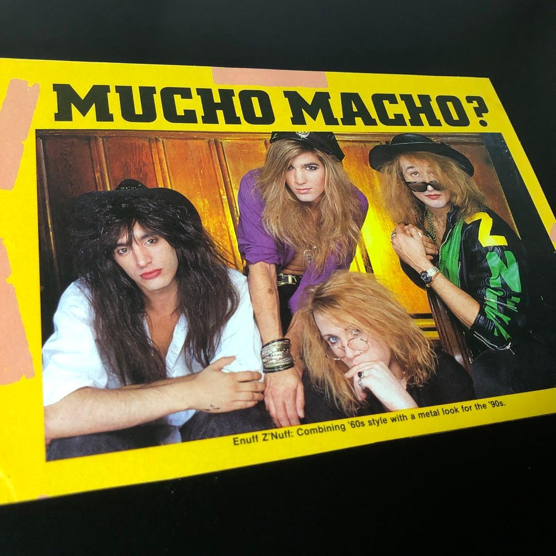 レア切り抜き　イナフ・ズナフ　ENUFF Z'NUFF ⑦