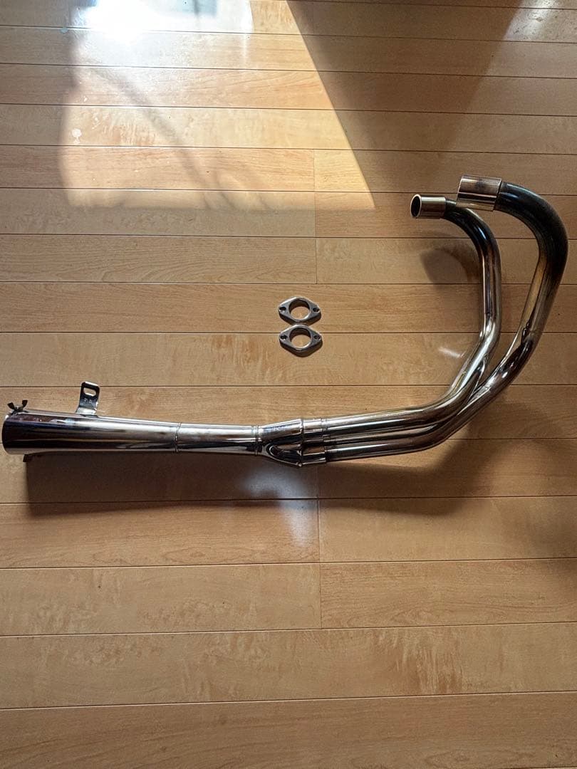 cb400t cb250t バブ　ホークプリティーメガホンマフラー　メッキ