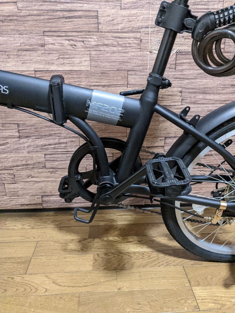 My Pallas 折りたたみ自転車 20インチ マットブラック 周辺パーツ付き