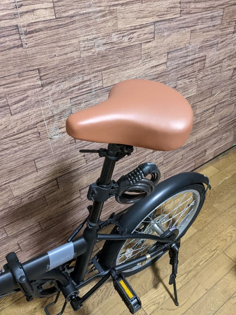 My Pallas 折りたたみ自転車 20インチ マットブラック 周辺パーツ付き