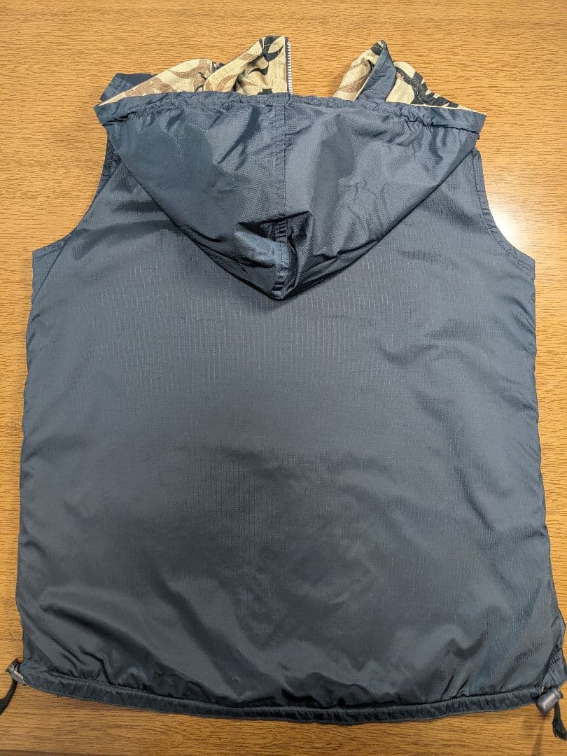 【希少品】skullshit リバーシブル ベスト ジャケ トライバルカモ
