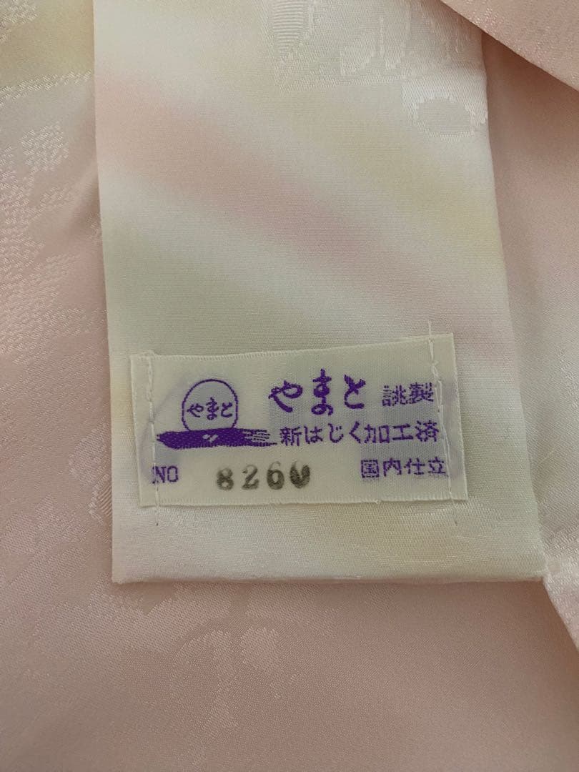 トールサイズ　長襦袢　絹　身丈136 裄69 裄70前後の着物に