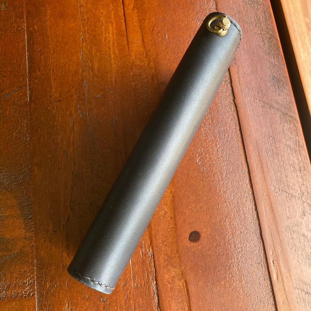 本革　財布　オールレザー　手縫い　レザークラフト ハンドメイド　長財布　黒色