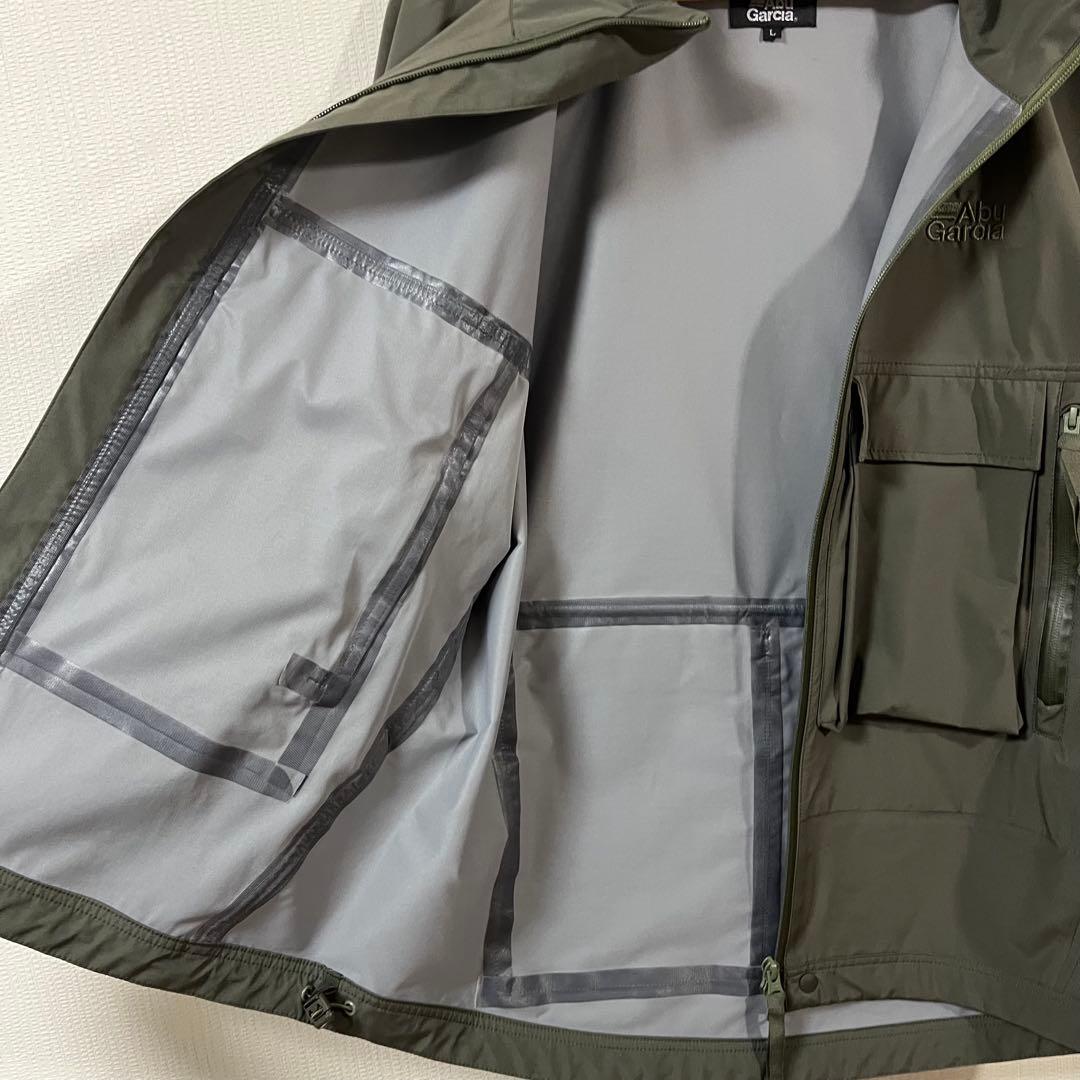 アブガルシア　3レイヤーウォータープルーフスタンドジャケット　Lサイズ　美品