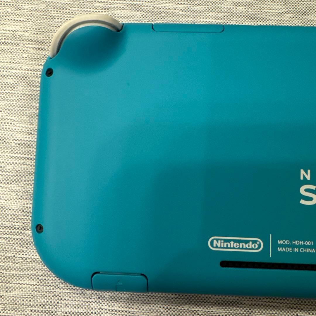 美品　Nintendo Switch Lite ターコイズ 、充電アダプター有