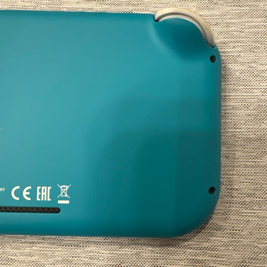 美品　Nintendo Switch Lite ターコイズ 、充電アダプター有