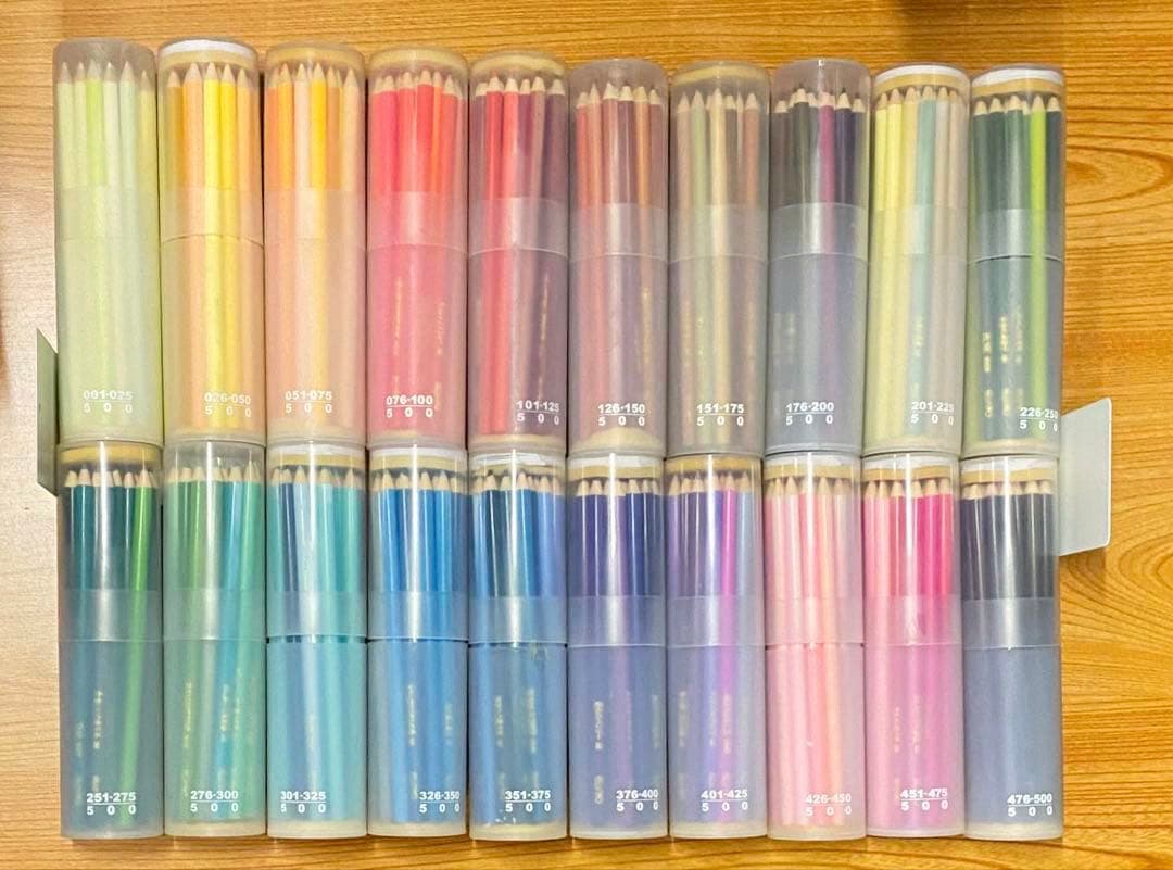 フェリシモ 500色 色鉛筆
