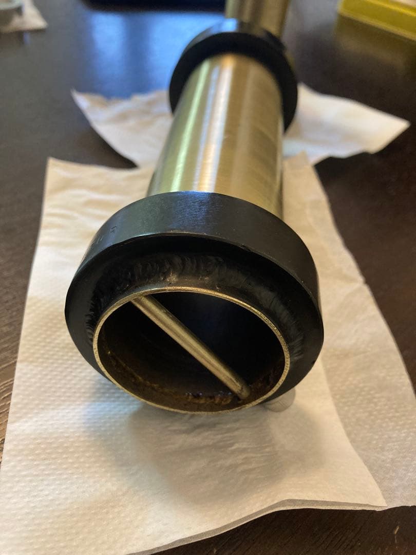 z400fx cb400f 64π70π真鍮バッフル　鉄管　魁響サイレンサー