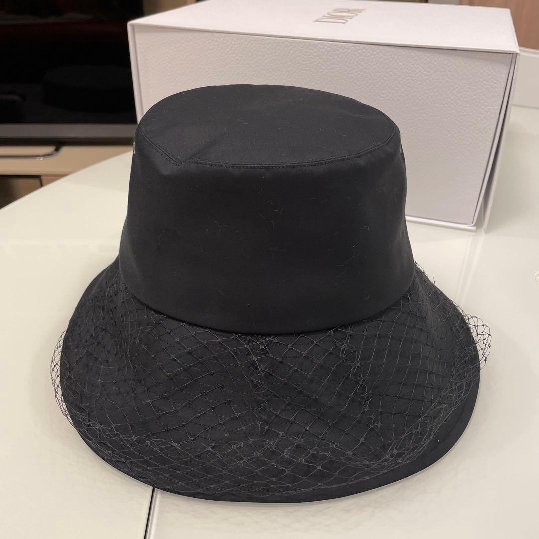 美品！DIOR チュールバケット Teddy-D ボブハット 59サイズ