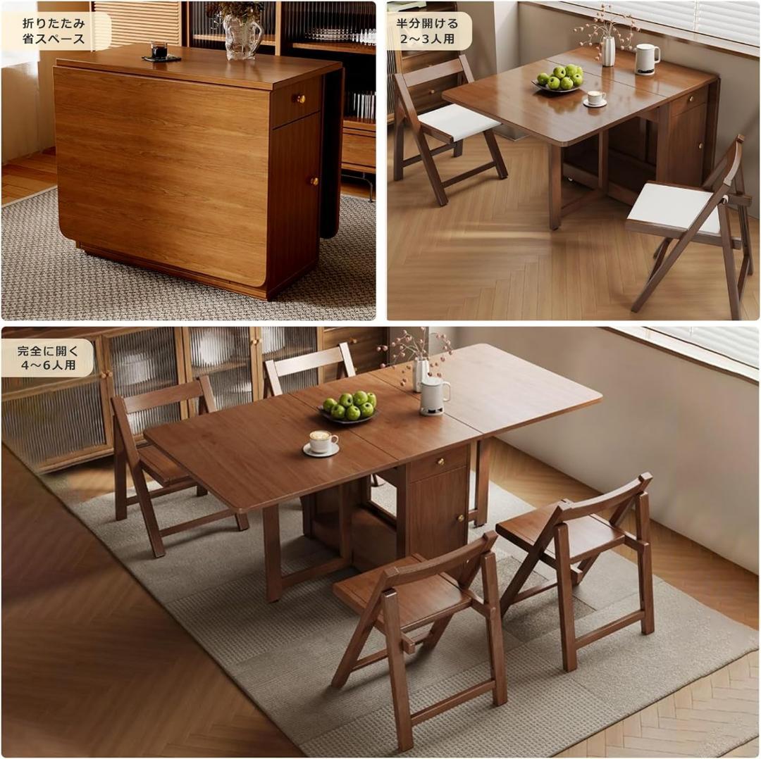 ✨大特価✨ダイニングチェア 折りたたみチェア 背もたれ 北欧 木製 2脚セット