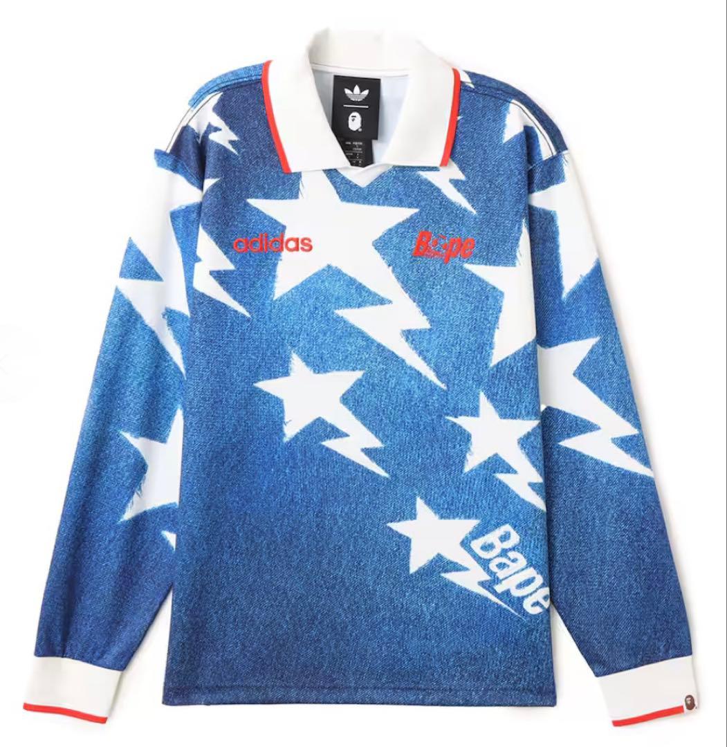 adidas LSL STAR JERSEY BAPE ミディアムブルーデニム
