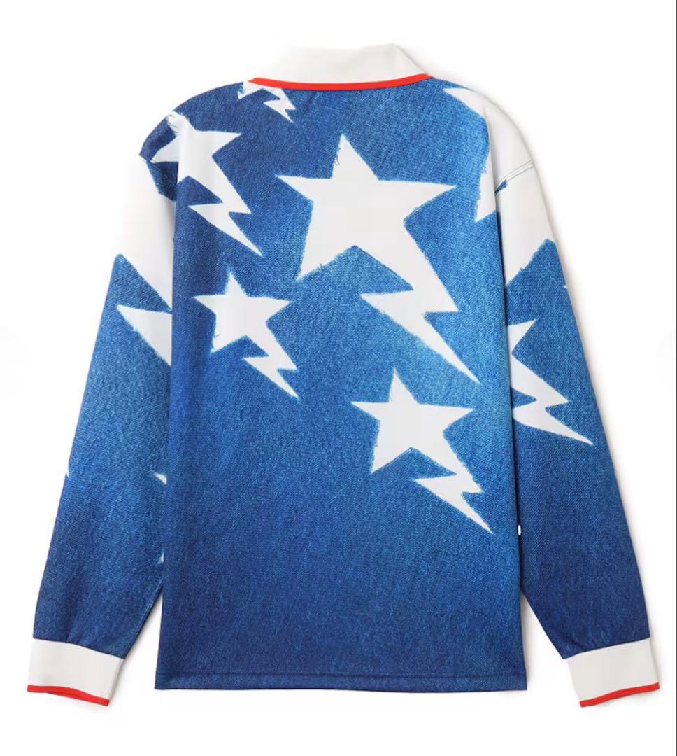 adidas LSL STAR JERSEY BAPE ミディアムブルーデニム
