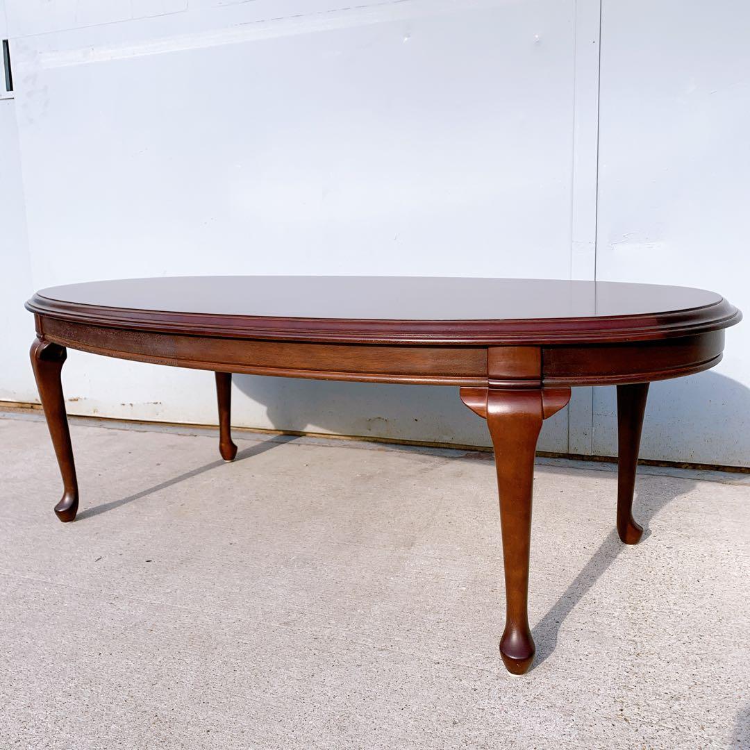 【美品】Maruni マルニ木工 メリル センターテーブル ローテーブル 猫脚