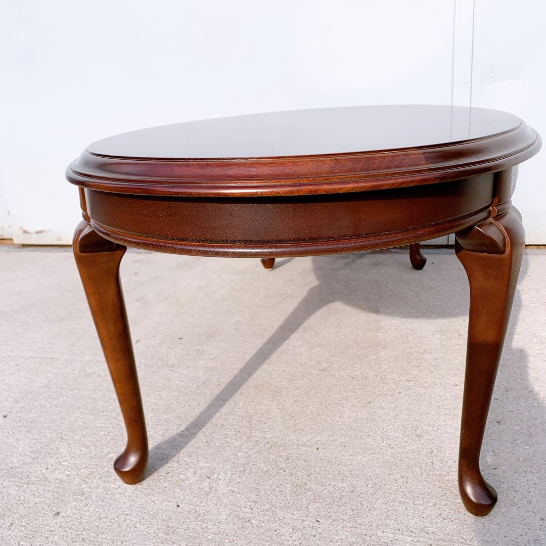 【美品】Maruni マルニ木工 メリル センターテーブル ローテーブル 猫脚