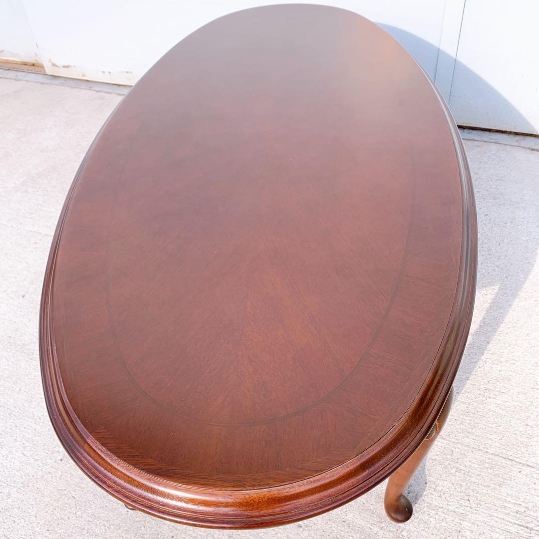 【美品】Maruni マルニ木工 メリル センターテーブル ローテーブル 猫脚