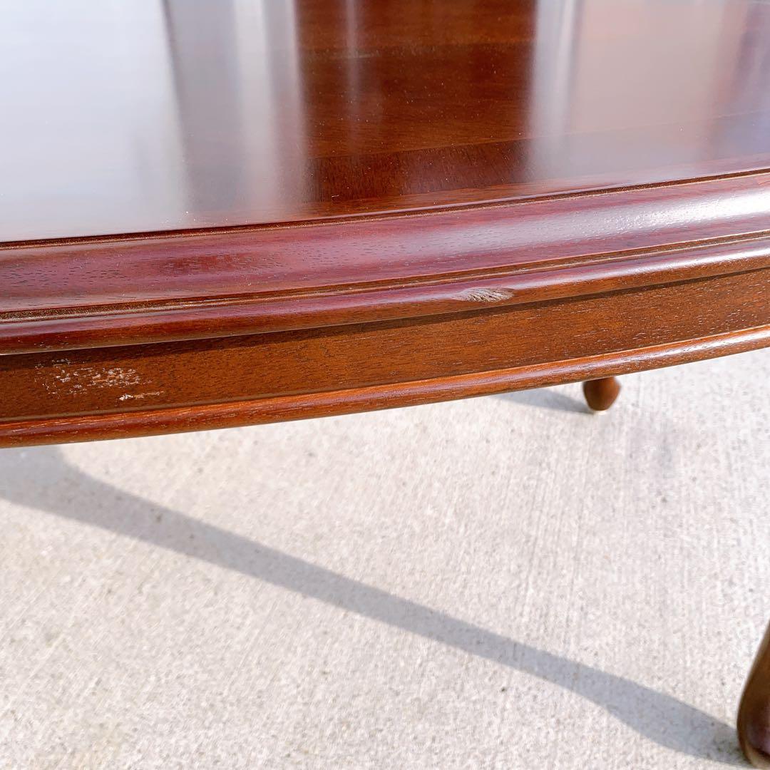 【美品】Maruni マルニ木工 メリル センターテーブル ローテーブル 猫脚