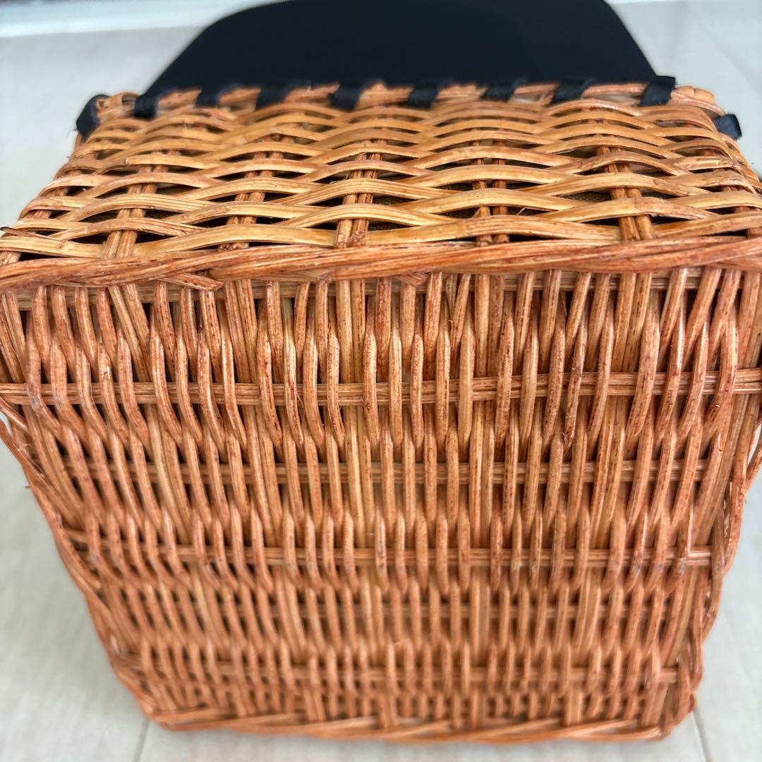 VIOLAd'ORO カゴバッグ　ブラック