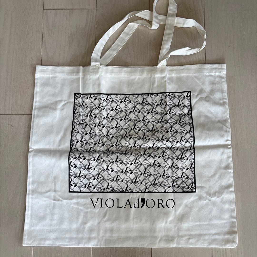 VIOLAd'ORO カゴバッグ　ブラック