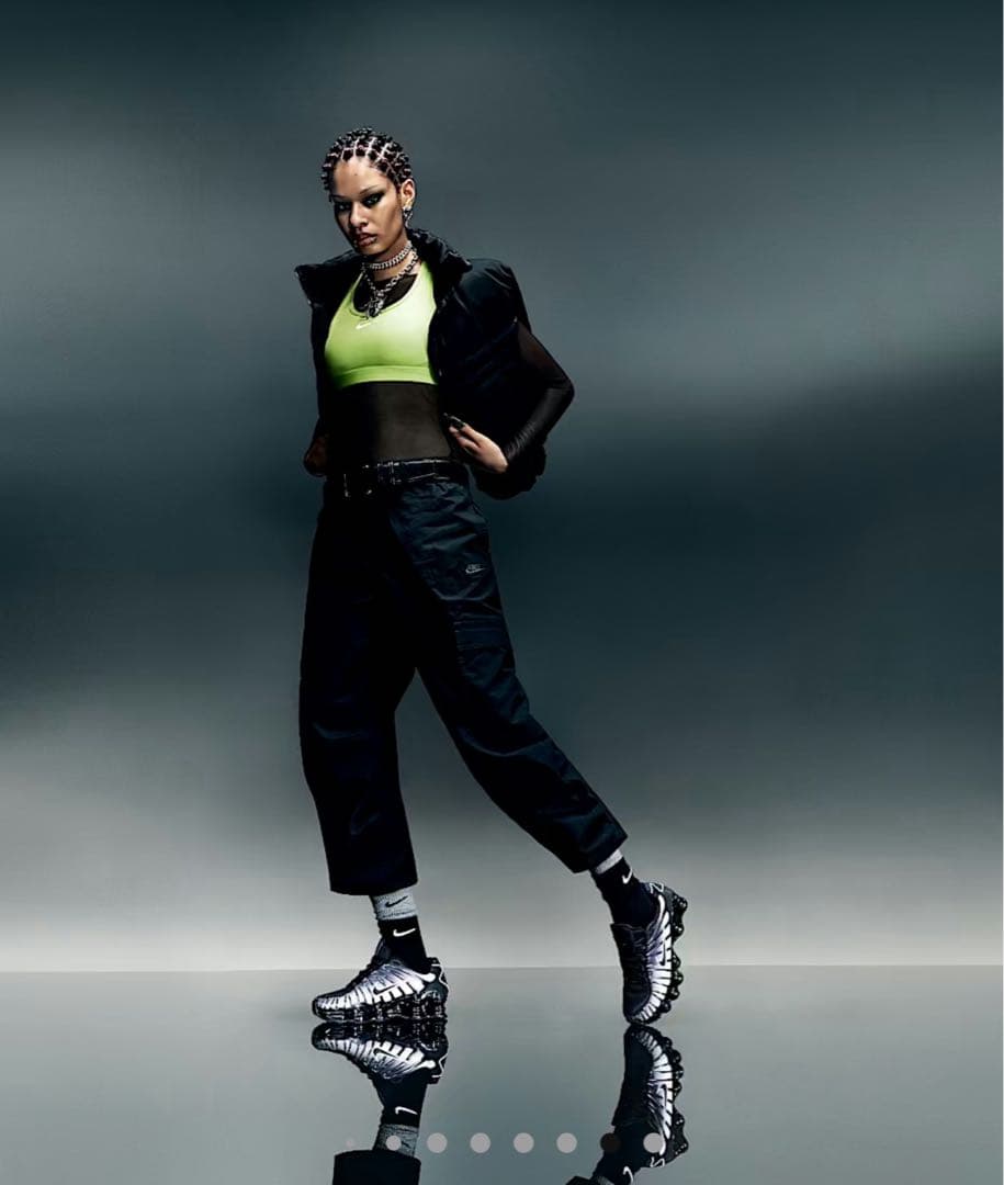 靴 Nike Women's Shox TL Fade \"Off Noir