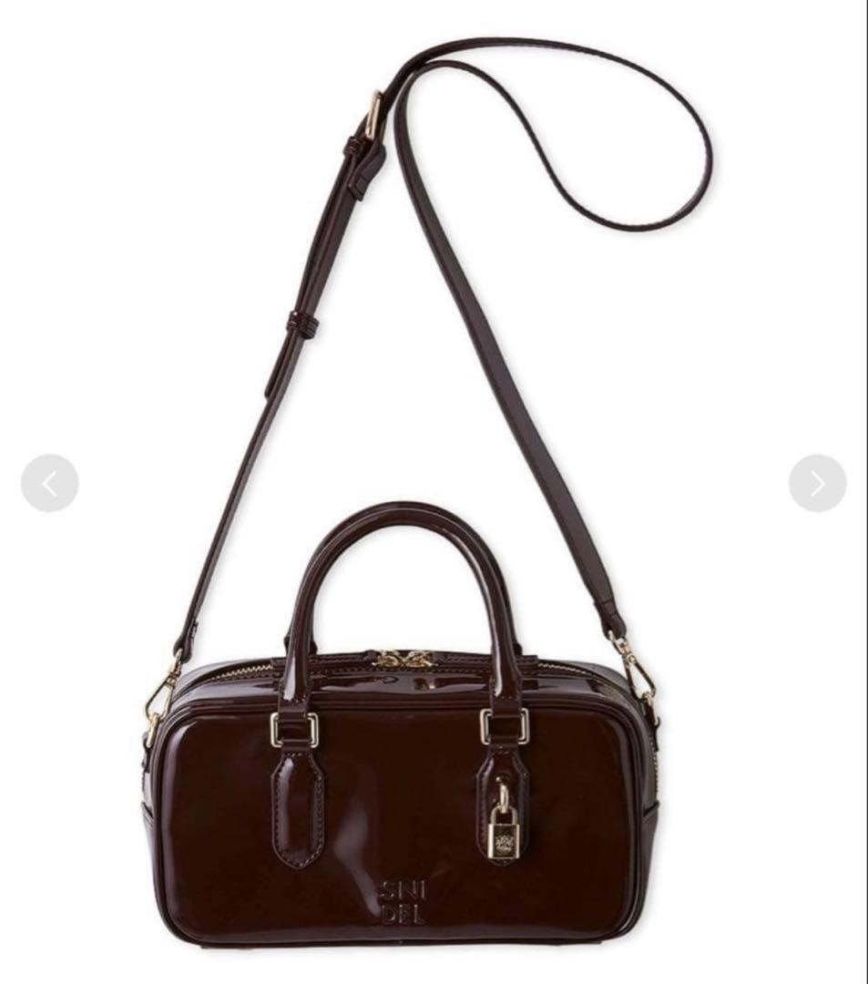SNIDEL ミニボストン ダークブラウン スナイデル バッグ