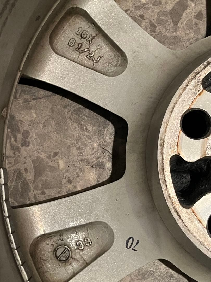 ヴェルファイア アルファード 純正アルミホイール シルバー 4本セット②