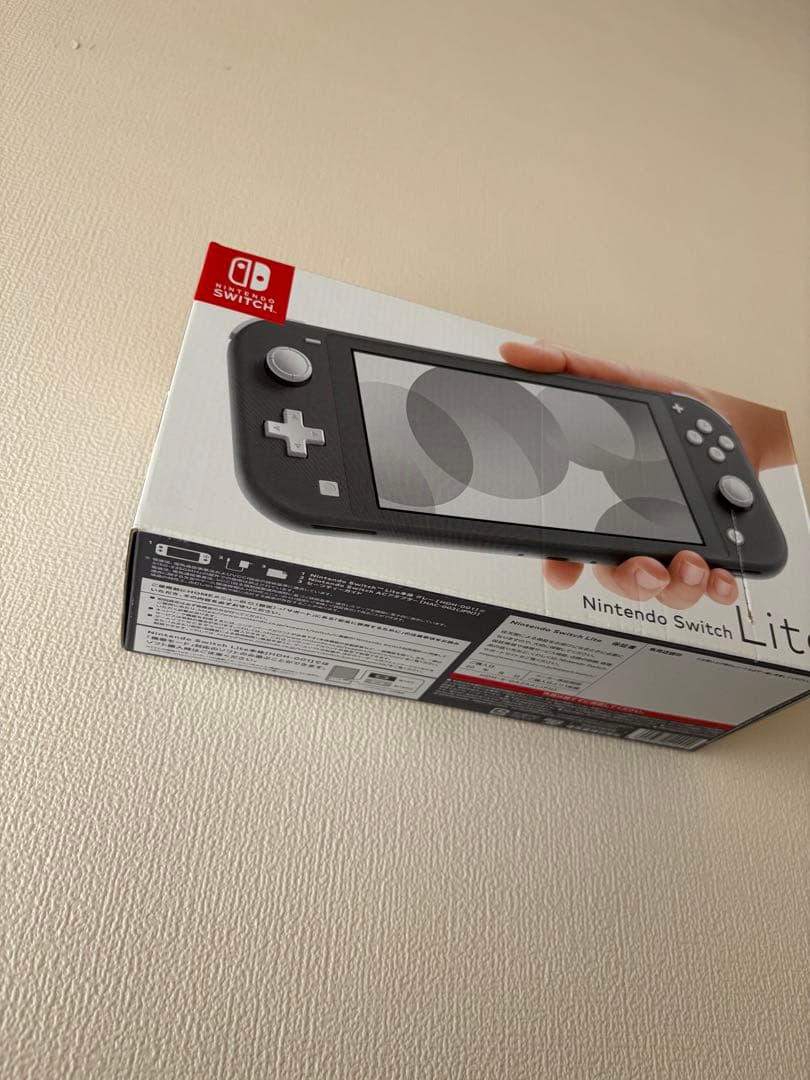 Nintendo Switch Lite グレー ケース付き　箱に傷あり