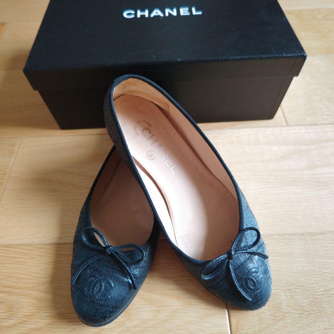 フリマですCHANEL　バレリーナシューズ