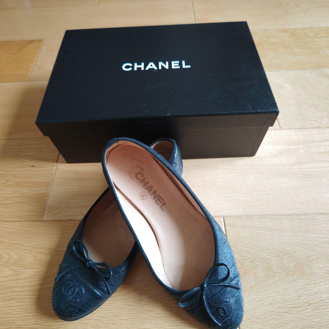 フリマですCHANEL　バレリーナシューズ