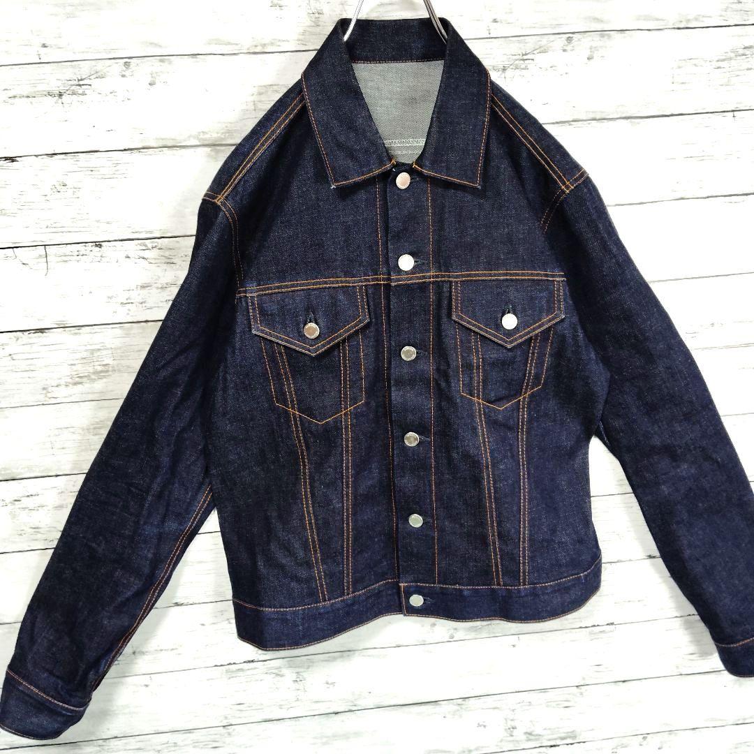 【超希少】ユニフォームエクスペリメント☆バックビッグロゴデニムジャケット　ソフ