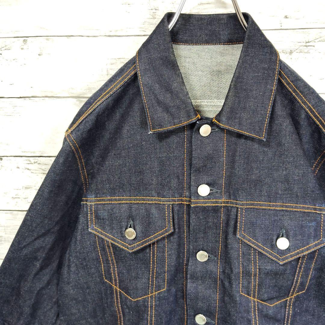 【超希少】ユニフォームエクスペリメント☆バックビッグロゴデニムジャケット　ソフ
